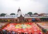 The sacred 'Naba Jaubana Darshan' of Lord Jagannath, Lord Balabhadra and Devi Subhadra will be held today at the Shree Jagannath Temple in Puri.