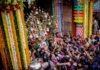Pahandi of Lord Jagannath, His Siblings underway. Lord Balabhadra and Devi Subhadra placed on their chariots after Pahandi ritual.
