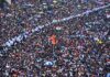Despite heavy rain, a sea of devotees gathered in remarkable numbers to witness Ratha Jatra, demonstrating unwavering faith and devotion.