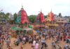 Puri will witness the grand Bahuda Jatra, as Lord Jagannatha, Lord Balabhadra, and Devi Subhadra, tomorrow.